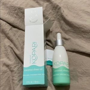 organic, coconut oil-infused hair and skin serum